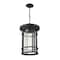 Z-Lite Jordan 1 Light Outdoor Chain Mount Ceiling Fixture, Black And Clear Seedy 570CHXL-BK - alternate 5
